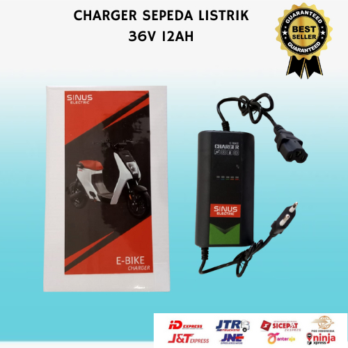Jual Charger aki sepeda listrik super rider 36v 12ah tahan lama