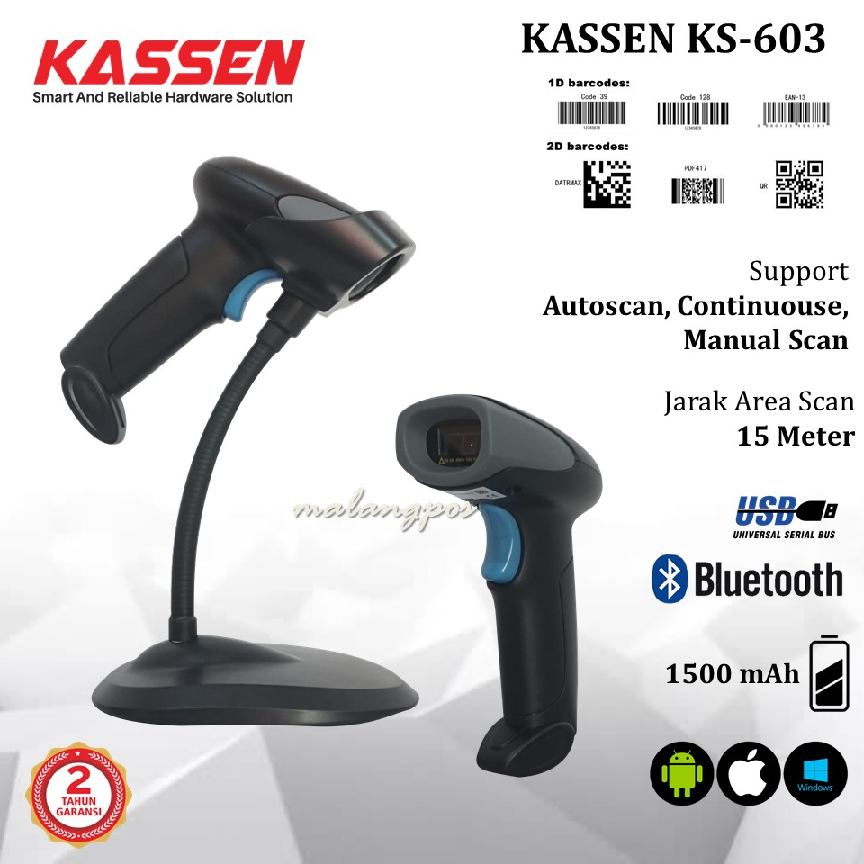 Jual Barcode Scanner Kassen KS603 KS603 KS 603 EFaktur QR Code