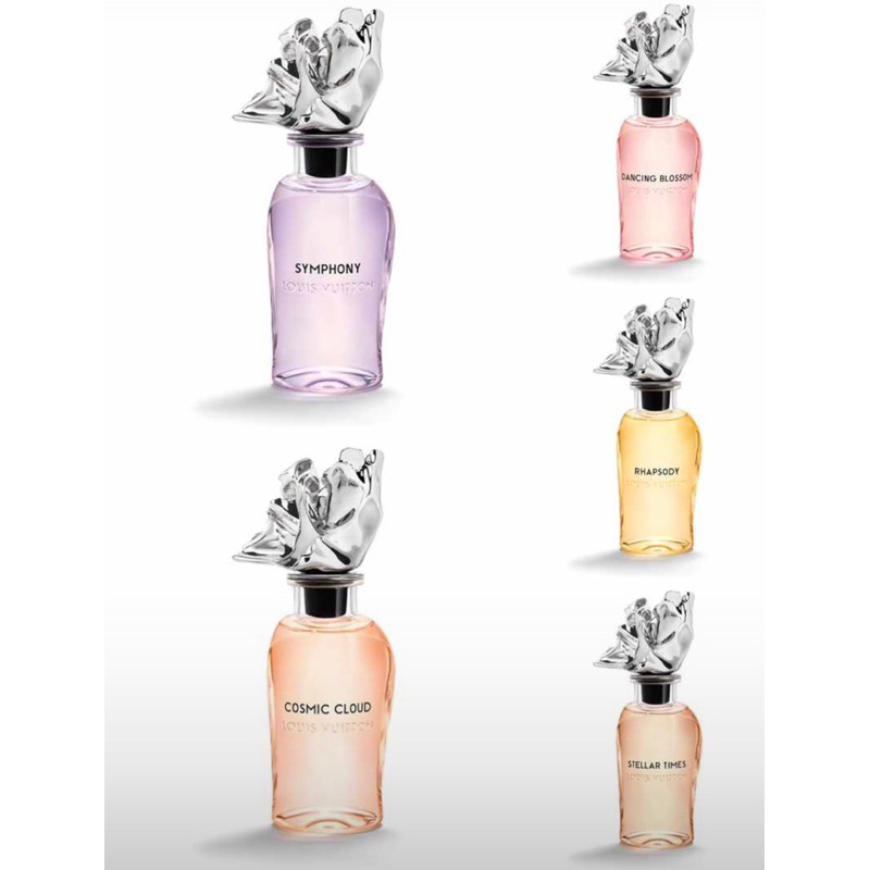 3 x Louis Vuitton 2ml Perfume Les Extraits Cosmic Cloud Stellar Times  Rhapsody