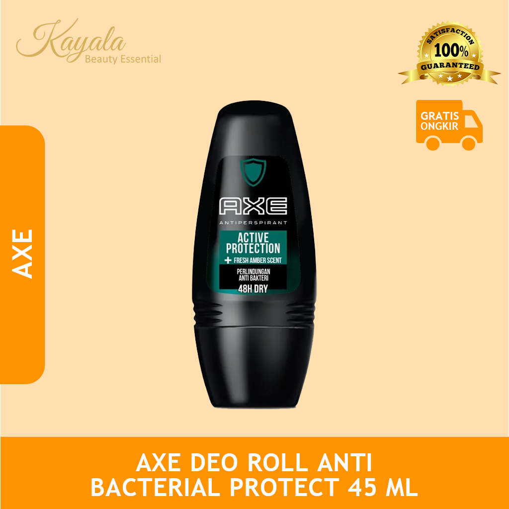 Jual AXE DEO ROLL ANTI BACTERIAL PROTECT 45 ML | Shopee Indonesia