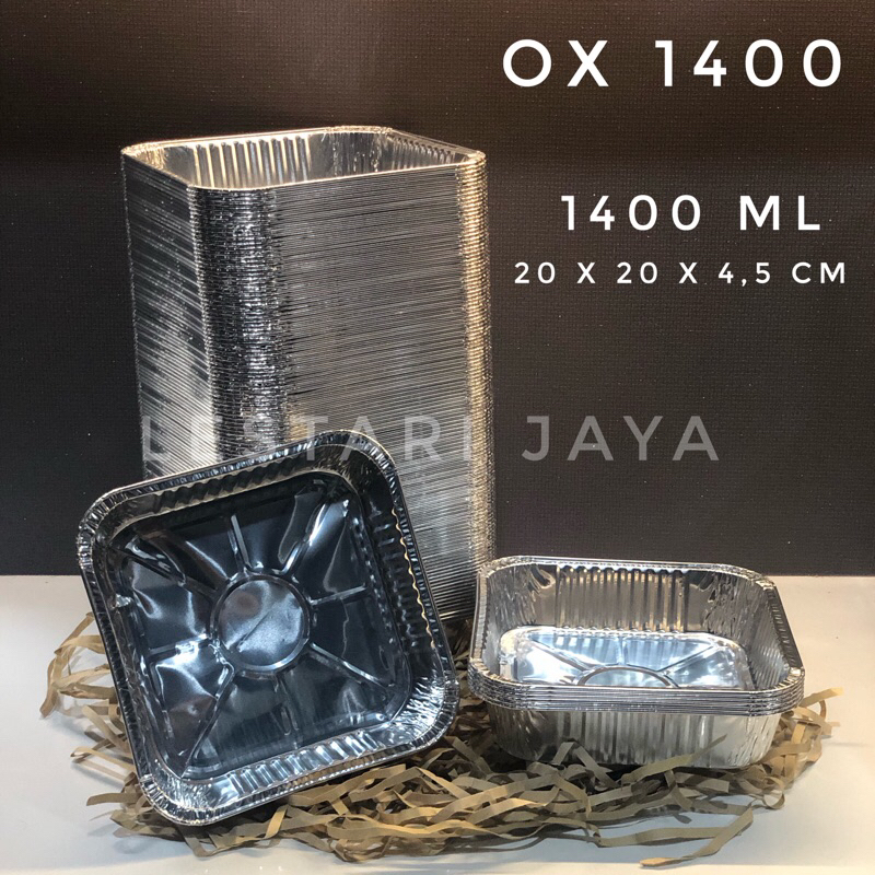 Jual Aluminium Foil Tray Ox Aluminium Foil Tray X Cm Shopee Indonesia