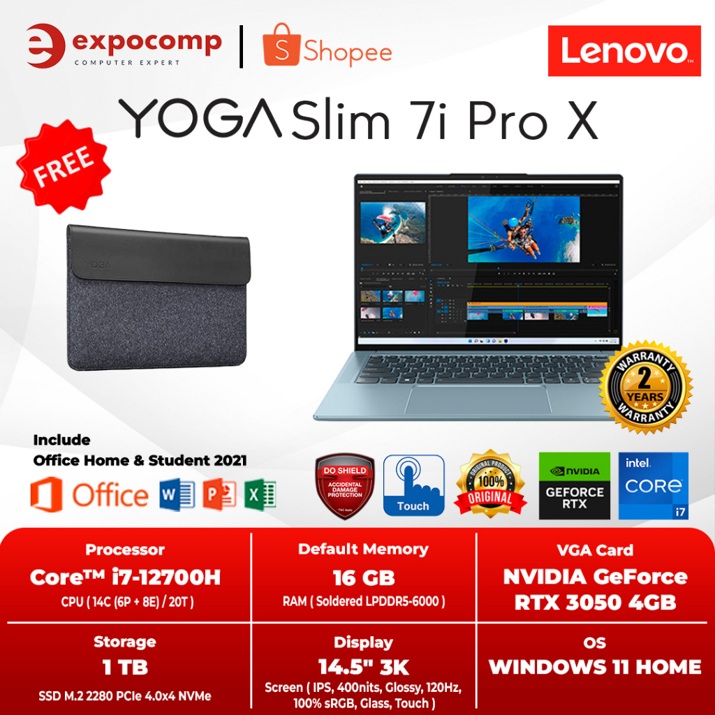 Jual Lenovo Yoga Slim 7i Prox 14iah7 26id Grey I7 12700h 16gb 1tb Rtx3050 W11ohs Shopee Indonesia 6657