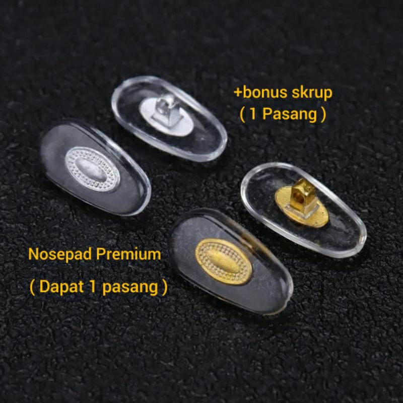 Jual Nosepad Silicon / Nose Pad Silikon Karet Penyangga / Bantalan ...