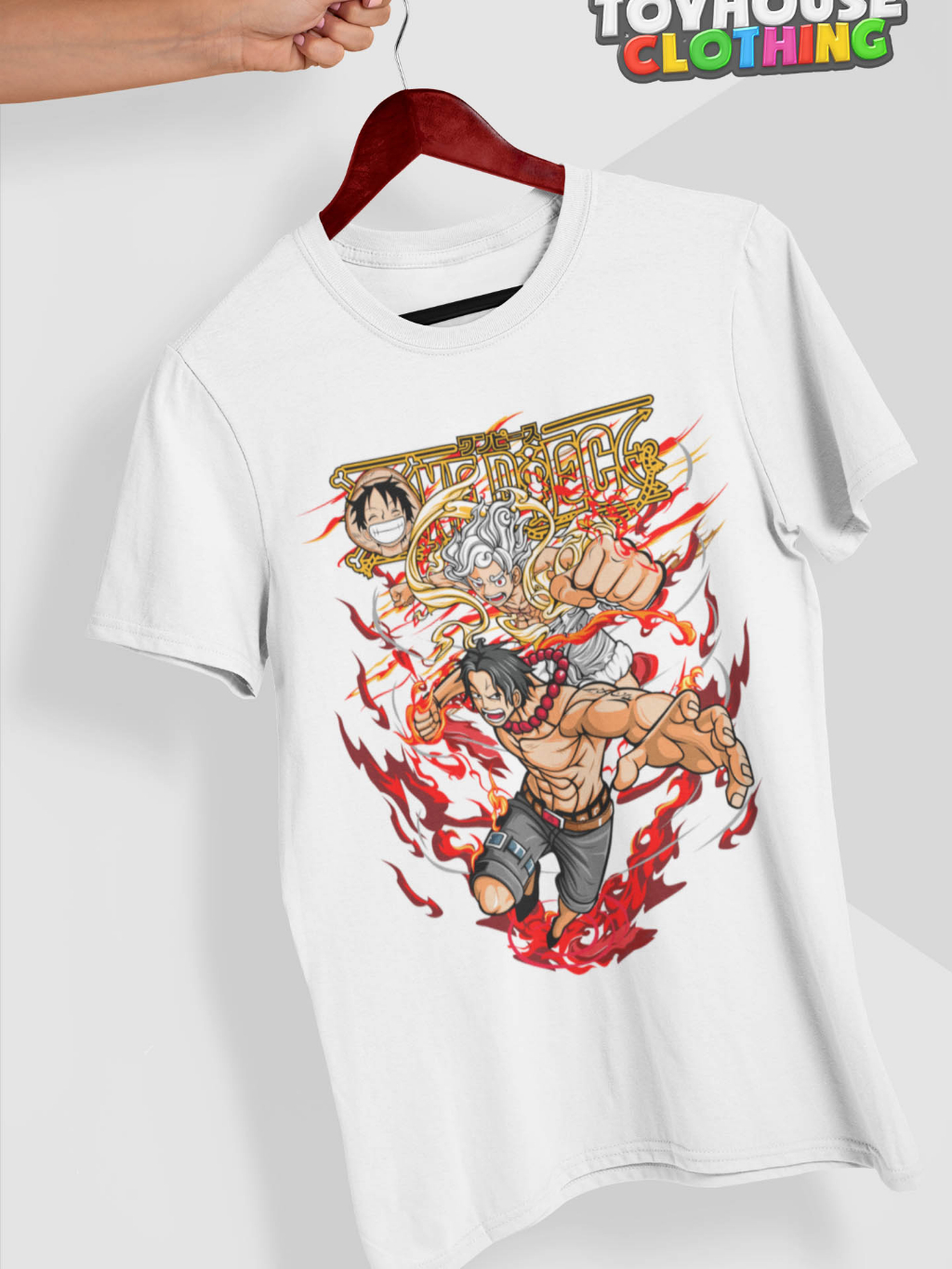 Jual KAOS ANIME ONE PIECE GEAR 5 LUFFY AND ACE VER3 - TYH CLOTH ...