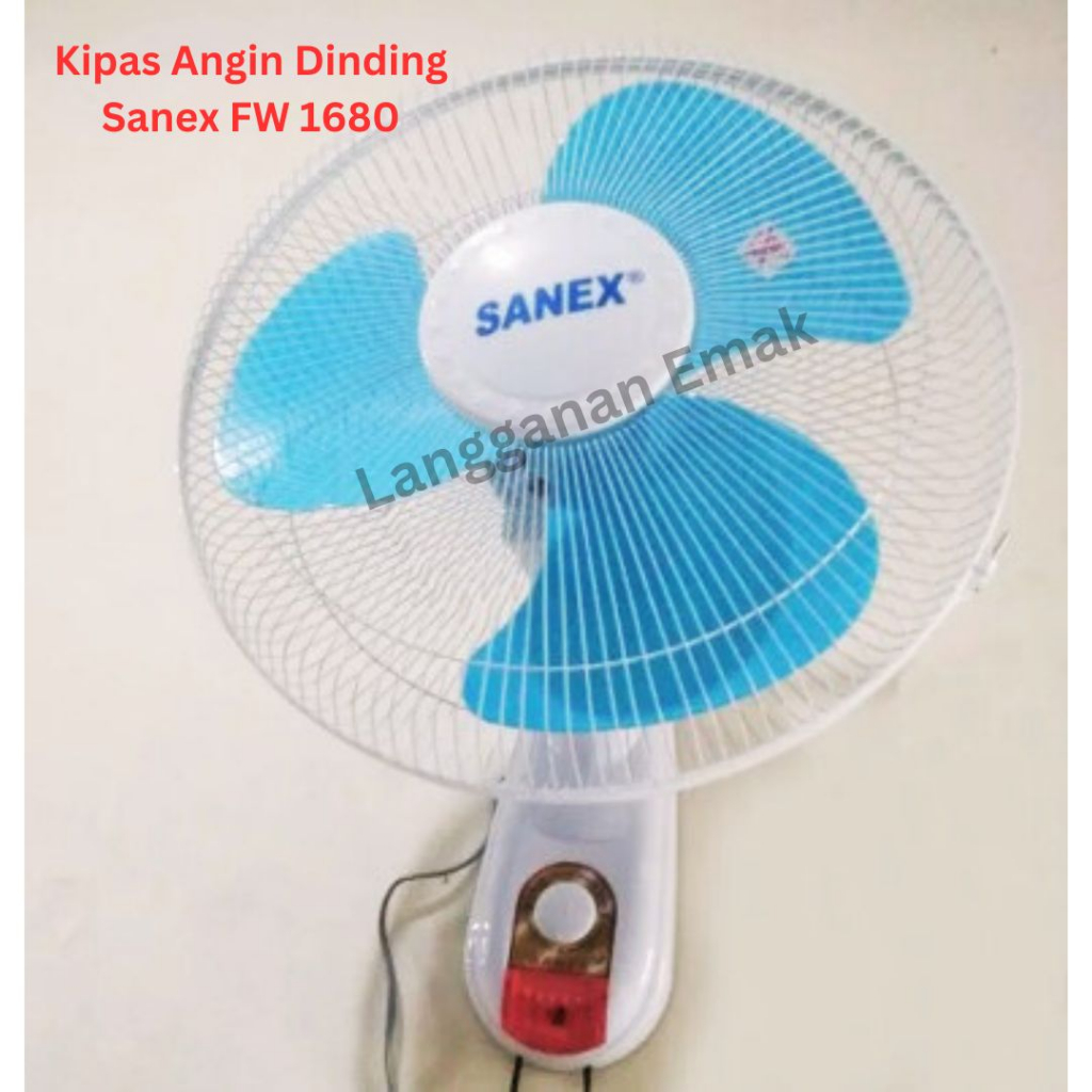 Jual Kipas Angin Dinding Wall Fan Sanex 16 Inch Fw 1680 Fw 1680