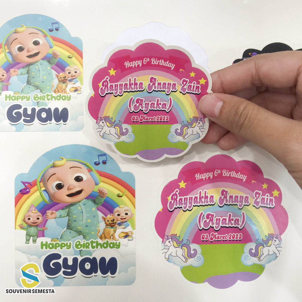 Jual [BEST SELLER PRODUCT STICKER ] Cetak Stiker Label BULAT/POLA ...