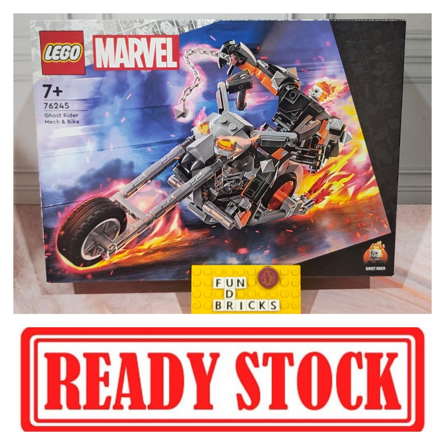 Jual LEGO Superheroes 76245 Ghost Rider Mech & Bike | Shopee Indonesia