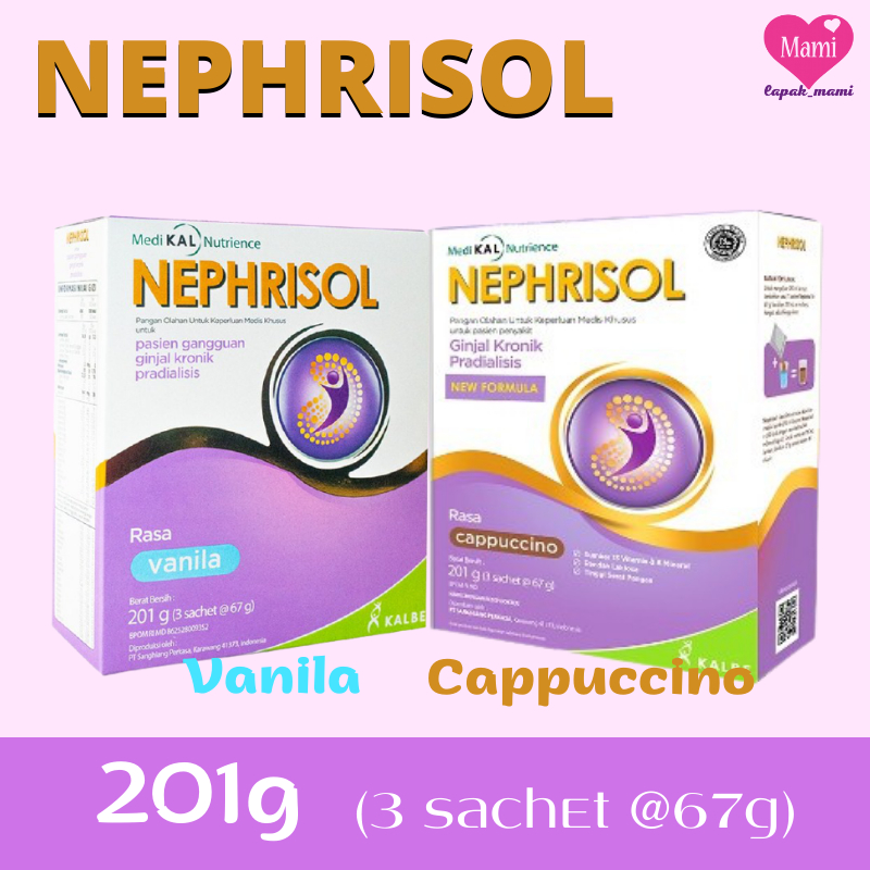 Jual Nephrisol 201g Vanila / Cappuccino Kalbe Pangan Olahan | Shopee ...