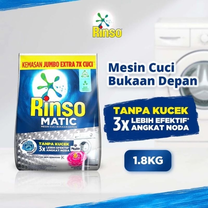 Jual RINSO MATIC 1,8 Kg | Shopee Indonesia
