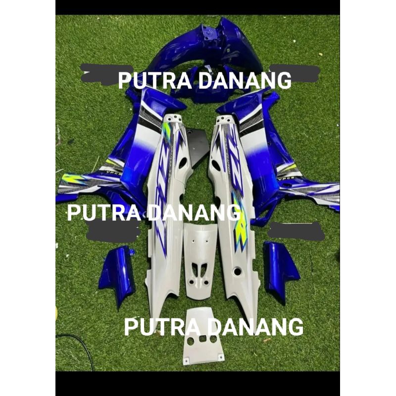 Jual Cover Body Fizr F1zr Biru Putih 2004 Model Striping Custom FullSet ...