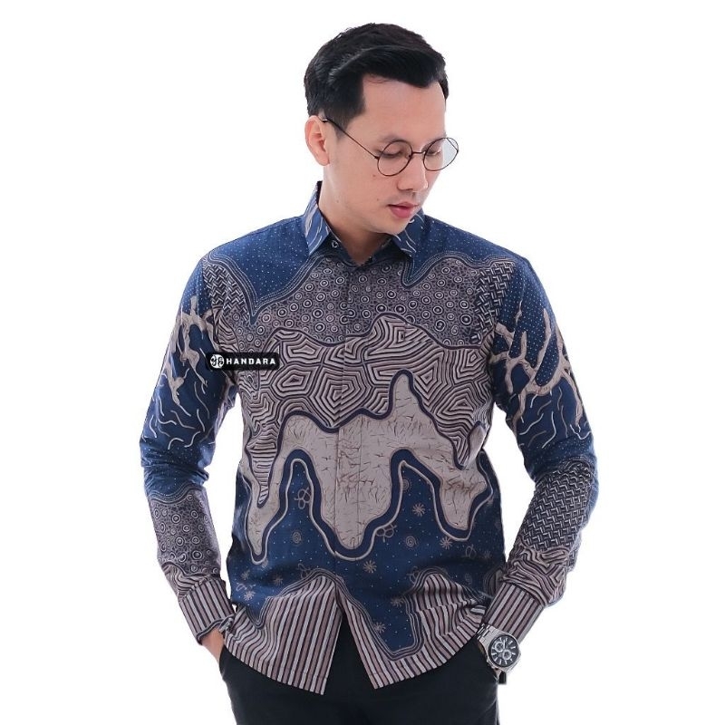 Jual Kemeja Batik Pria Original Slimfit Motif Uwais Baju Batik Pria