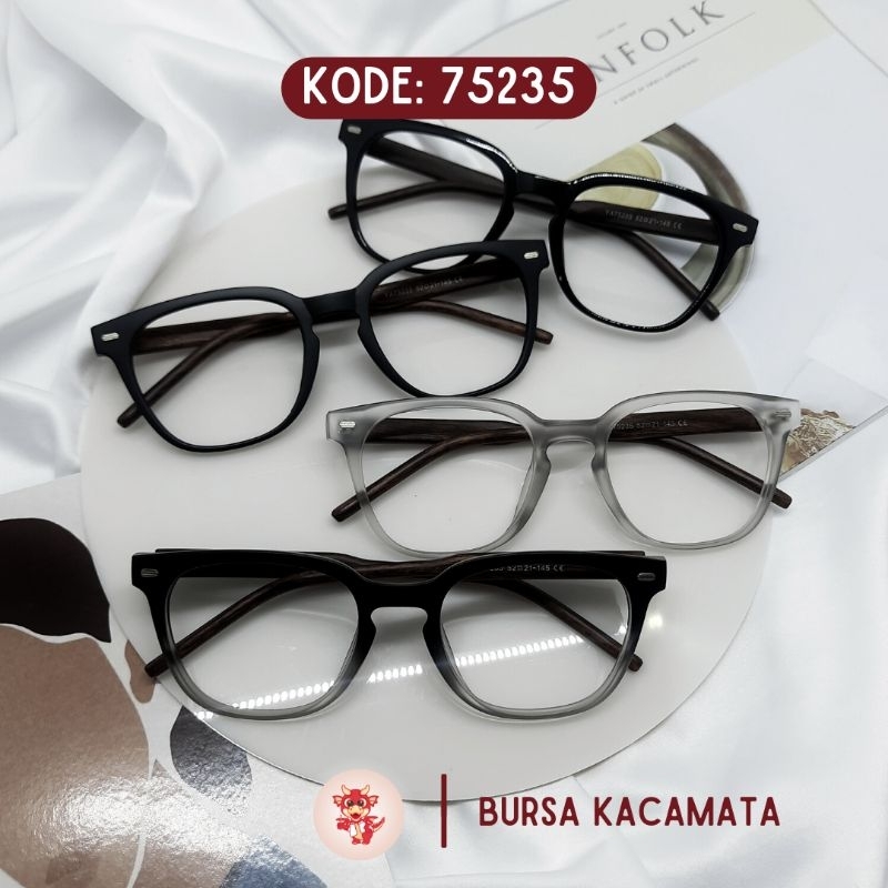 Jual Bursa Kacamata Frame Kacamata Kode 75235 Bisa Ganti Lensa Minus Normal Cylinder Dll