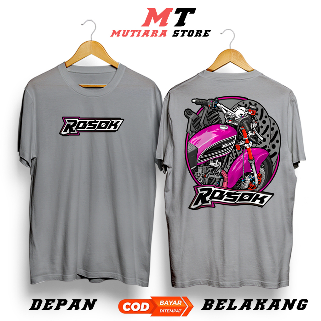 Jual Kaos Baju Fashion Racing Rosok Squad Honda Gank Kaos Premium