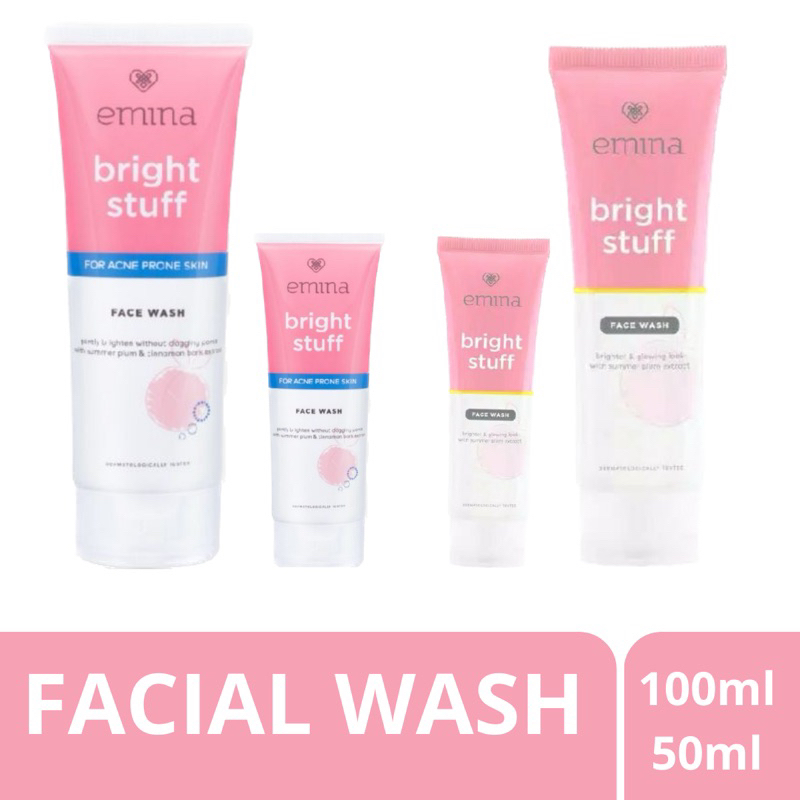 Jual EMINA Bright Stuff Face Wash / EMINA Bright Stuff For Acne Prone Skin Face Wash Shopee