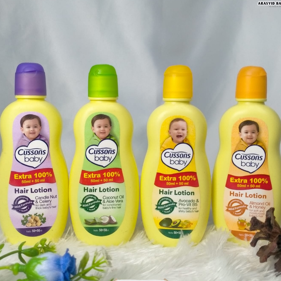 Jual CUSSONS BABY HAIR LOTION 50ML / AVOCADO & PRO VIT B5 / COCONUT OIL ...