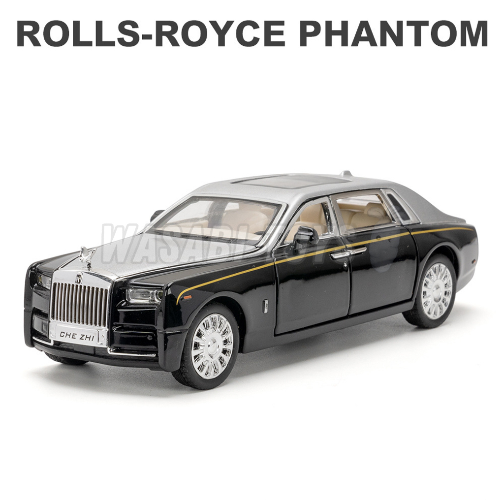 Jual Miniatur Diecast 1:32 Rolls Royce Phantom (Fitur Logo Naik