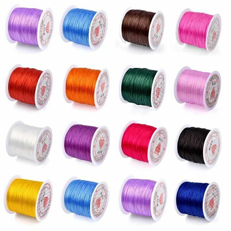 Jual Tali benang serat elastis dan kuat crystal string strong&stretchy ...
