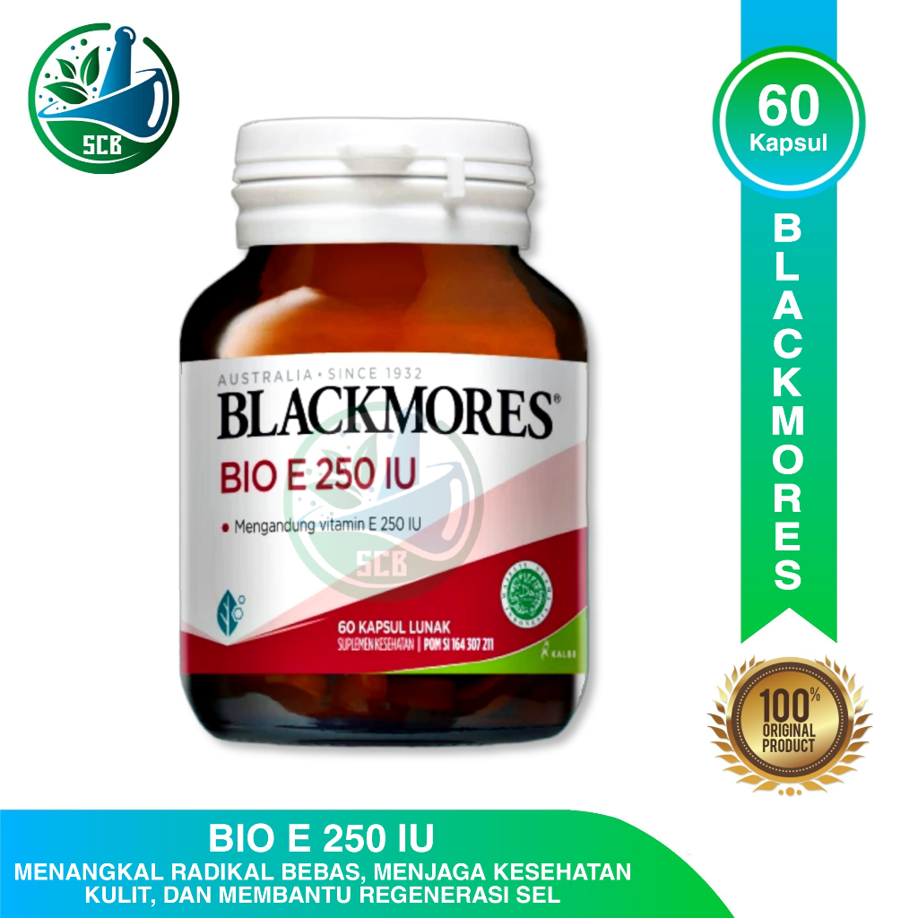 Jual Blackmores Bio E 250 IU / Multivitamin E - 60 Kapsul | Shopee ...