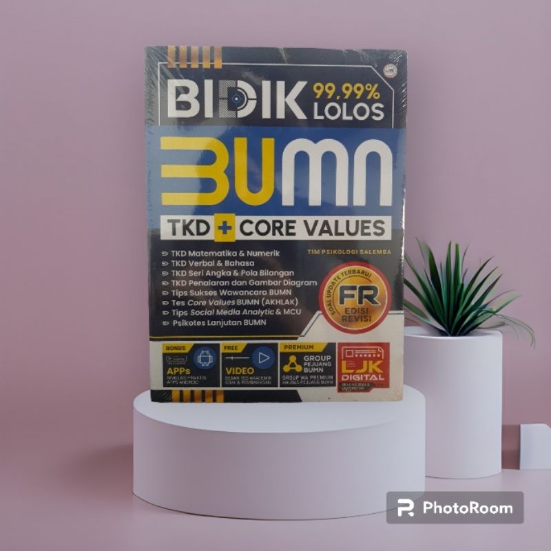 Jual BUKU BIDIK 99.99% LOLOS BUMN TKD + CORE VALUES | Shopee Indonesia