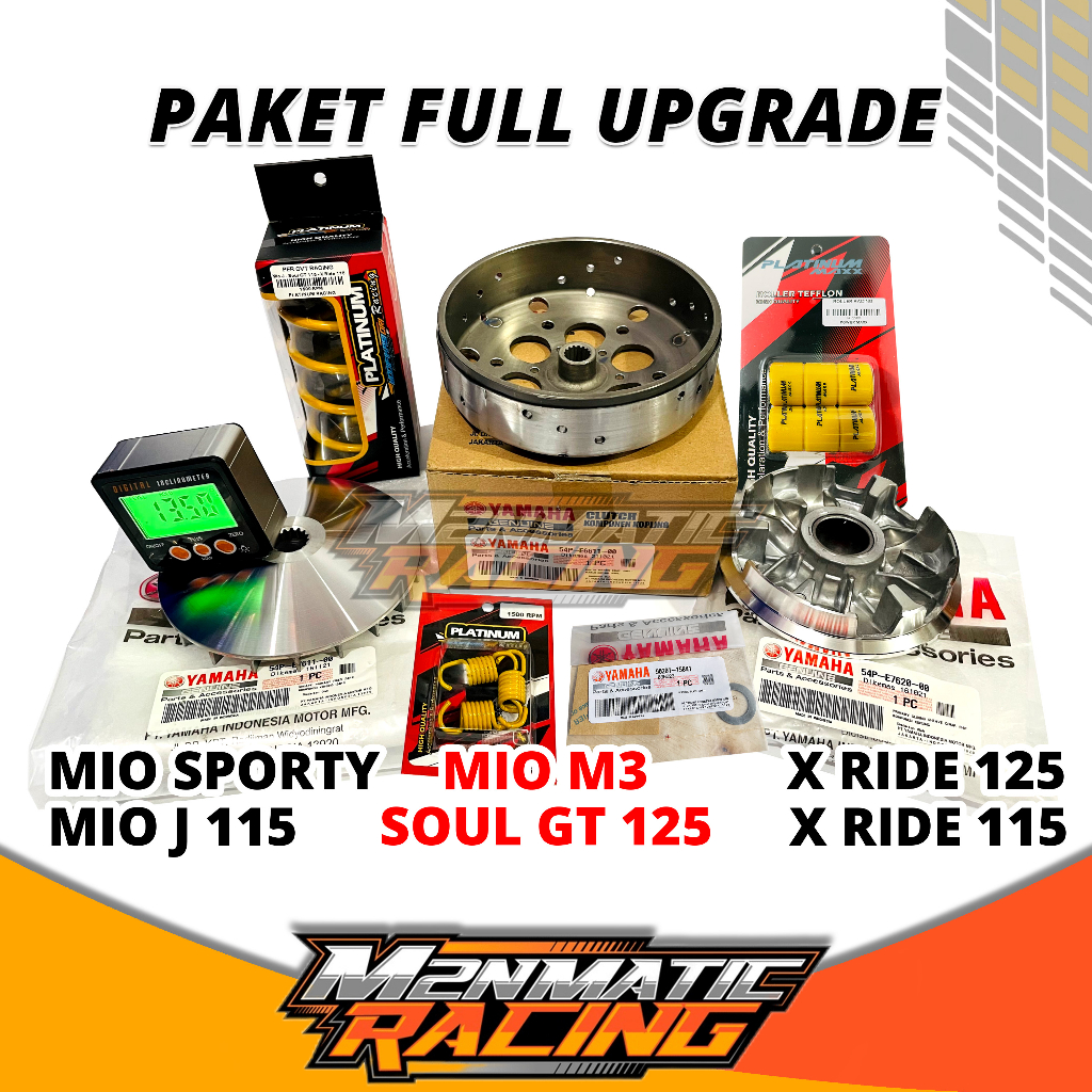 Jual Paket Upgrade Kirian Cvt Mio M Mio Sporty Pulley Racing Kirian Cvt Pulley Bubut Mio J Soul