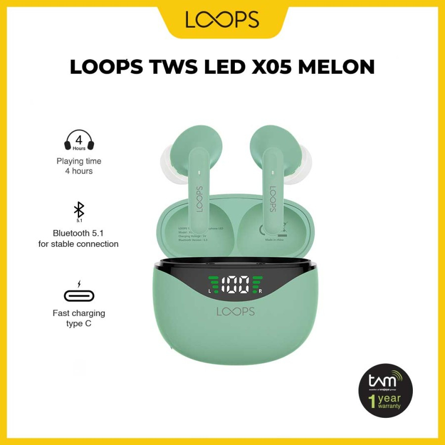 Jual Loops Tws Led X Tws Bluetooth Melon Shopee Indonesia