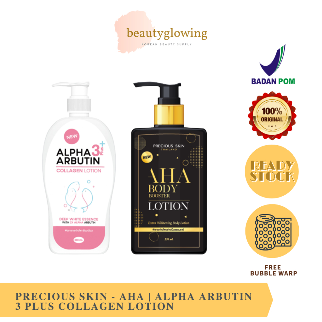 Jual PRECIOUS SKIN AHA & ALPHA ARBUTIN LOTION Shopee Indonesia