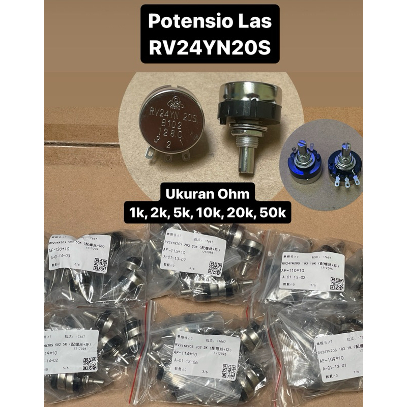 Jual RV24YN20S Potensio Las RV24YN 20S 1k 2k 5k 10k 20k 50k | b502 b103 ...
