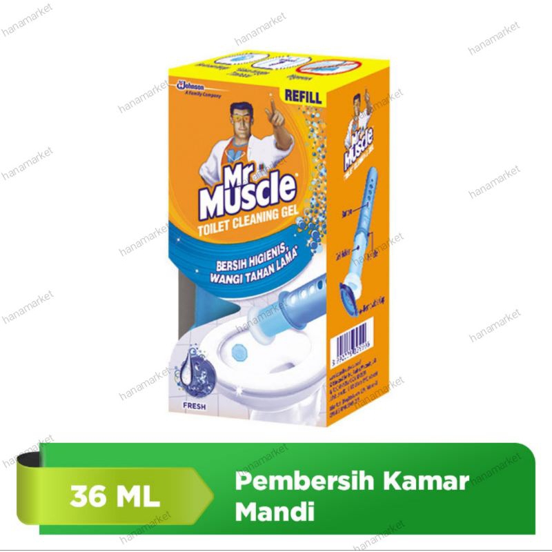 Jual Mr Muscle Toilet Cleaning Gel Fresh Clean Refill 36ml Shopee