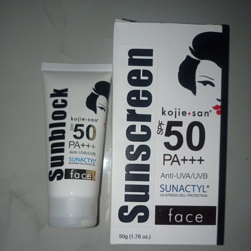 Jual Kojie san Sunscreen Spf 50+++ 50g Shopee Indonesia