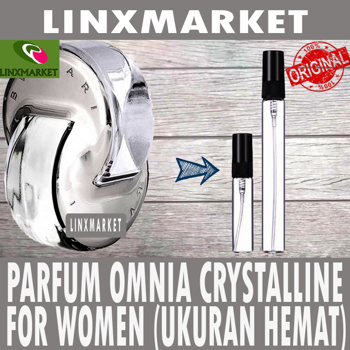 Jual ORIGINAL BVLGARI OMNIA CRYSTALLINE FOR WOMEN UKURAN HEMAT