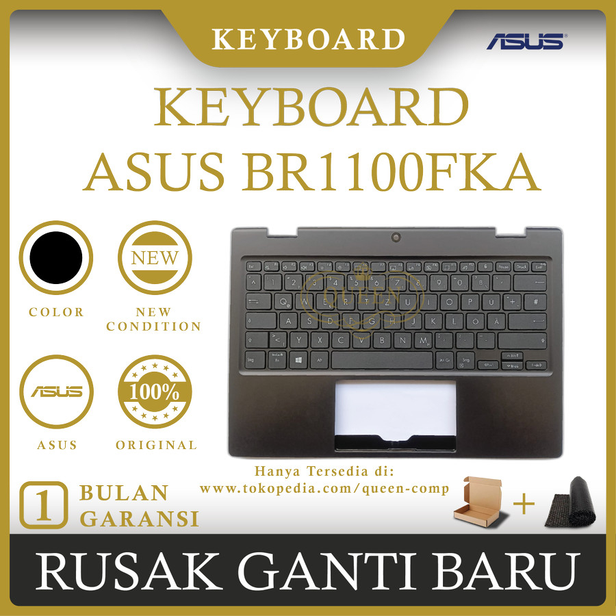 Jual KEYBOARD FRAME LAPTOP ASUS BR1100 BR1100FKA ORIGINAL | Shopee ...
