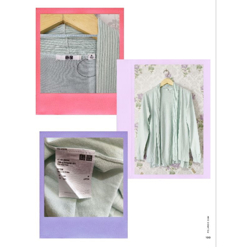 Jual UNIQLO OUTER HIJAU PASTEL Shopee Indonesia