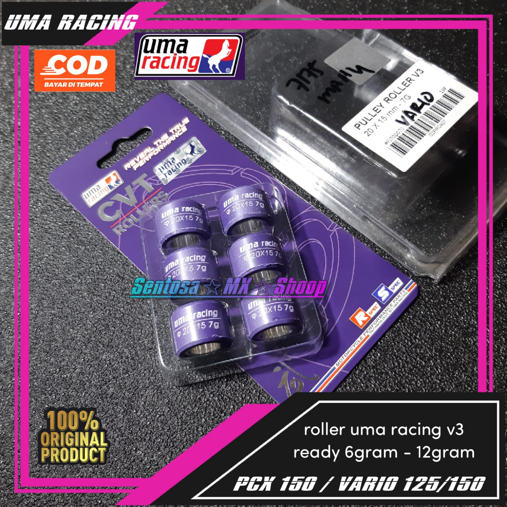 Jual [ UMA RACING ] ROLLER UMA RACING V3 VARIO 125 150 | ADV | PCX ...