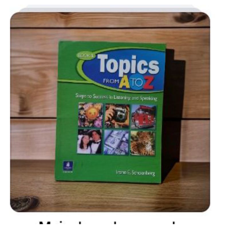 Jual Topics From A to Z: Book 1 (Original) | Shopee Indonesia