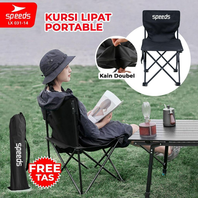 Jual SPEEDS Kursi Lipat Camping Kursi Lipat Outdoor Portable Kursi ...