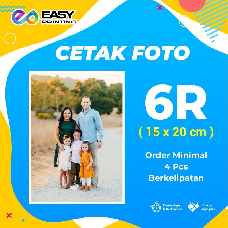 Jual CETAK FOTO 6R (15x20cm) | Shopee Indonesia