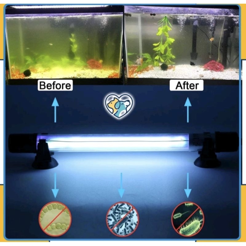 Jual Lampu UV STAR 15 watt Tangki n3OFFUV Sterilisasi Lampu ultraviolet