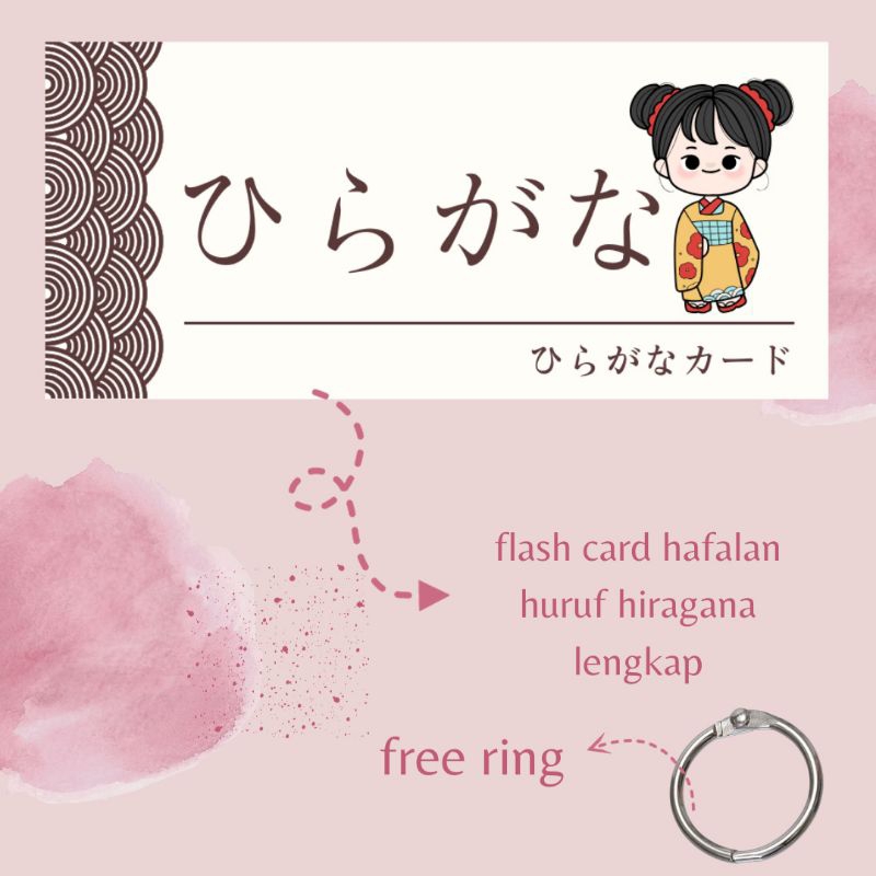 Jual Hiragana card flash card hiragana Shopee Indonesia
