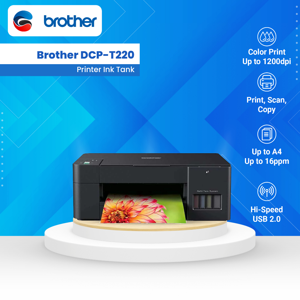 Jual BROTHER Printer Inkjet InkTank Multifunction DCP T220 T 220 All In
