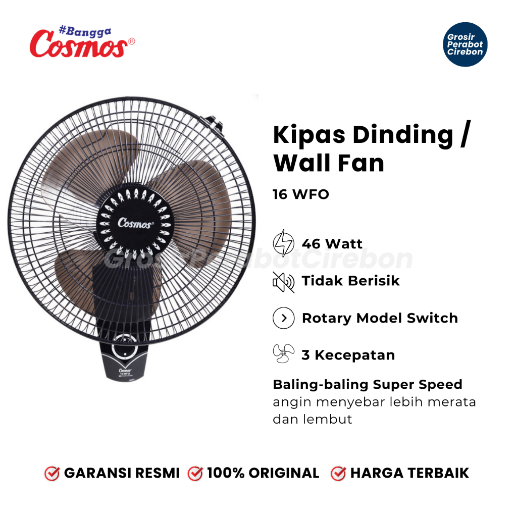 Jual Kipas Angin Dinding 16 Cosmos 16 Wfo Wall Fan 16 Inch Shopee Indonesia 5474