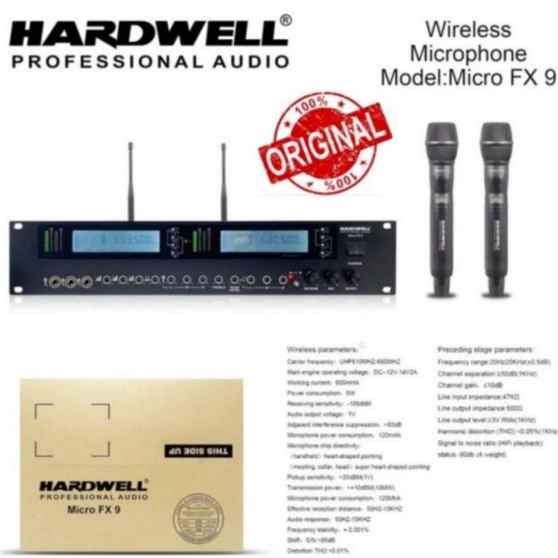 Jual Amplifier power mixer karaoke Hardwell micro fx9 professional