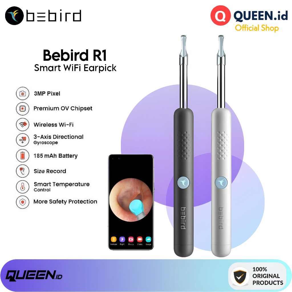Jual Bebird R1 Pembersih Telinga Smart Camera Earpick Korek Kuping