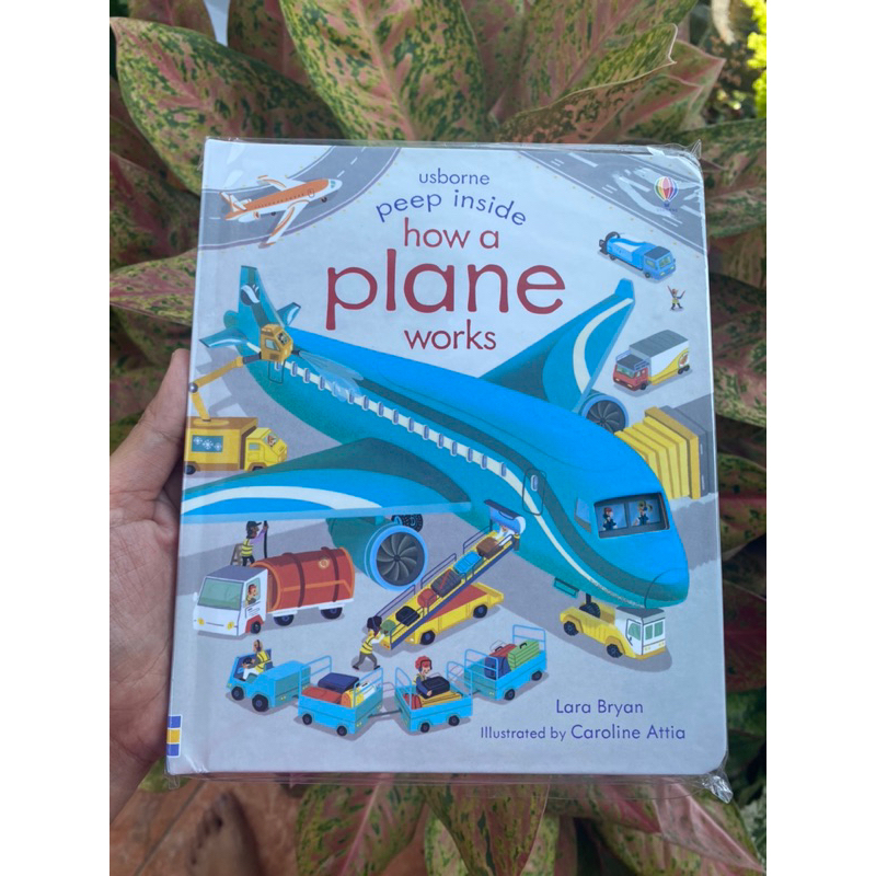 Jual Buku impor US BORNE PEEP INSIDE how a plane works | Shopee Indonesia