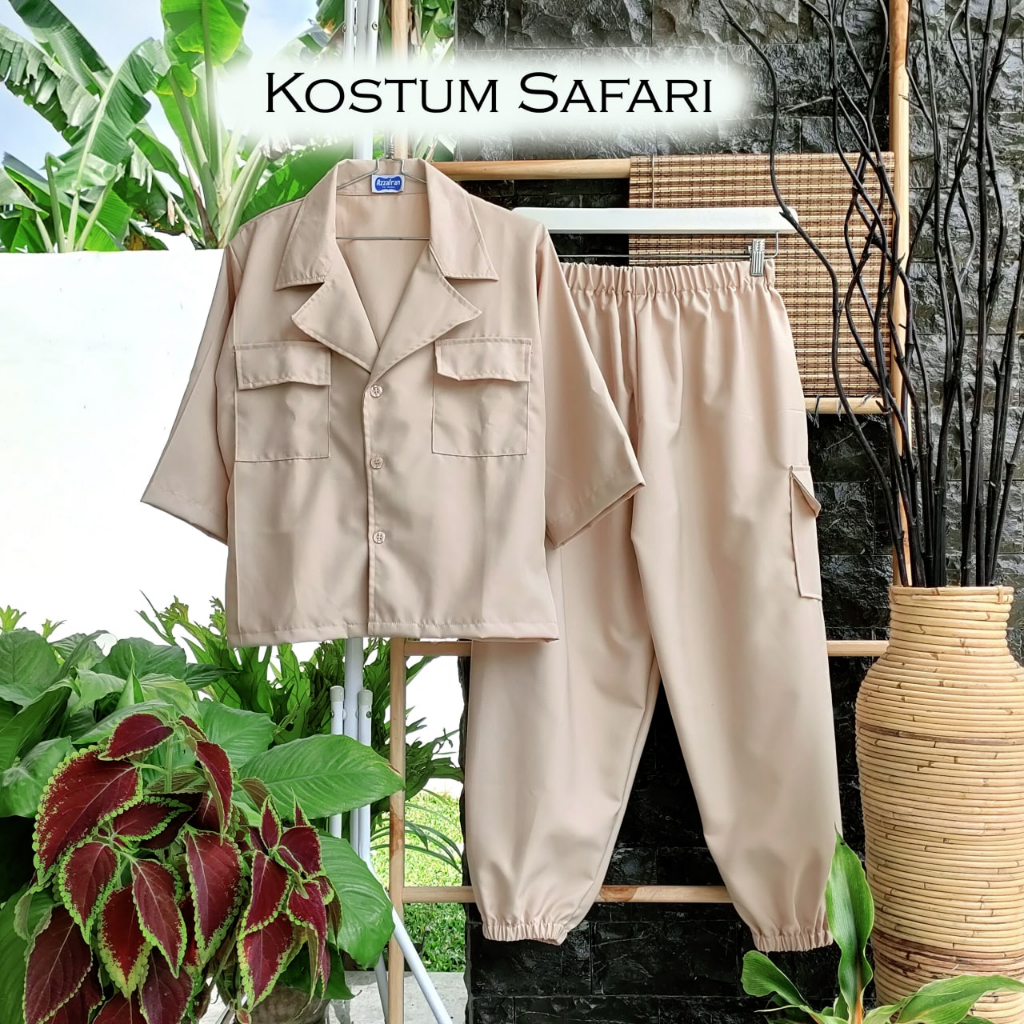 Jual Kostum Safari OOTD Zoo Keeper Anak dan dewasa Kostum Safari kebun ...