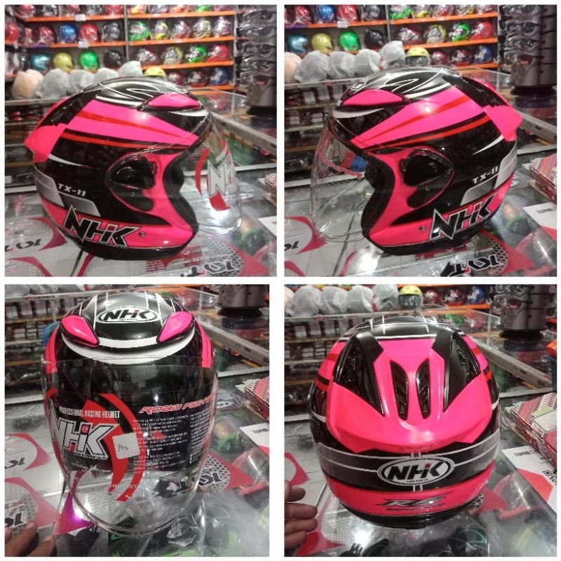 Jual HELM NHK HALF FACE NHK R6 MOTIF BAGUS SNI Shopee Indonesia