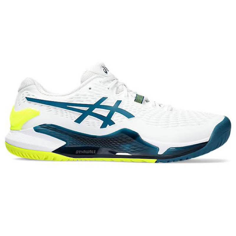 Jual Sepatu Tenis Asics Gel Resolution 9 White Restful Teal/Asics Shoe ...