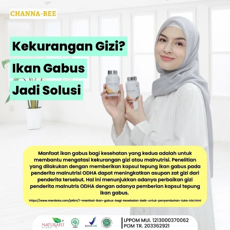 Jual CHANNA BEE POLLEN KAPSUL KUTUK 60 KAPSUL Original BPOM RESMI ...