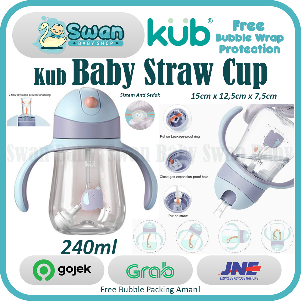 Jual KUB Baby Straw Cup 240ml / Botol Minum Anak Shopee Indonesia