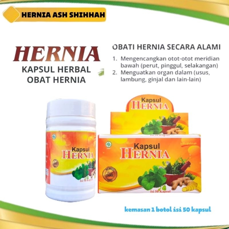 Jual Obat Herbal Hernia AshShihah Original isi 50 kapsul Shopee