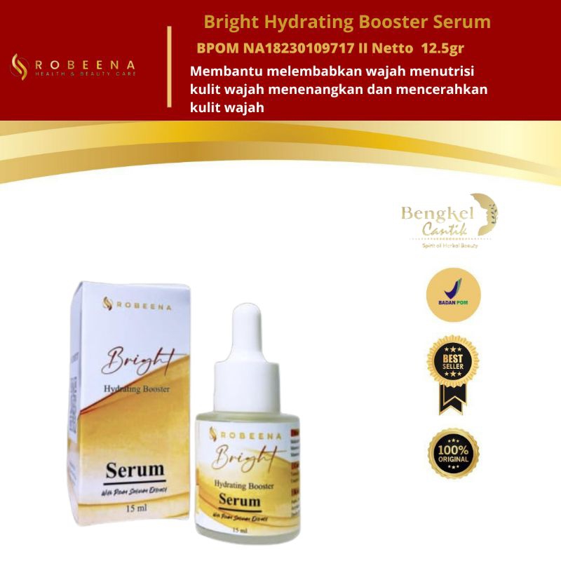 Jual Robeena Serum Pencerah Wajah Bright Hydrating Booster with Pisum ...